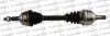 <strong>OPEL Полуось лів. ABS с 29 зуб. L=595mm L2=635mm 33/34 зуб. VECTRA B 1.7 TD 95-98, VECTRA B (J96) 2.0 DTI 97-02, VECTRA B (J96) 2.6 i 00-02 TRAKMOTIVE 30-0534 (фото 1)</strong>