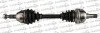 <strong>OPEL Полуось лів. L=594mm L2=634mm 33/34 зуб. ASTRA H 1.7 CDTI 04-10 TRAKMOTIVE 30-0544 (фото 1)</strong>