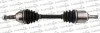 <strong>OPEL Полуось лів. L=587mm 33/22 зуб. ASTRA H (A04) 1.8 06-10 TRAKMOTIVE 30-0551 (фото 1)</strong>