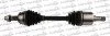 <strong>OPEL Полуось лів. L=572mm 33/25 зуб. ASTRA H GTC (A04) 1.7 CDTi 05-10 TRAKMOTIVE 30-0566 (фото 1)</strong>