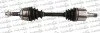 <strong>OPEL Полуось лів. L=597mm 33/34 зуб. с ABS 29 зуб. MERIVA A (X03) 1.7 CDTI 03-10 TRAKMOTIVE 30-0576 (фото 1)</strong>
