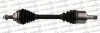 <strong>CITROEN піввісь лів. L=628,5mm 25/37 зуб. DS4 2.0 BlueHDi 150 14-15, PEUGEOT 3008 2.0 HDi 11-16 TRAKMOTIVE 30-0657 (фото 1)</strong>