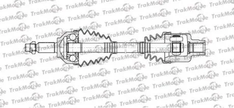 FORD Полуось правая L=579mm, 35/27 зуб. MONDEO III (B5Y) 2.0 16V 00-07, MONDEO III седан (B4Y) 3.0 V6 24V для TRAKMOTIVE 30-1104 фото товару