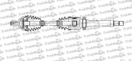 FORD піввісь прав. L=906mm 36/23 зуб. C-MAX 1.8 07-10, FOCUS II 1.8 06-12, VOLVO S40 II 1.6 05-12 для TRAKMOTIVE 30-1106 фото товару