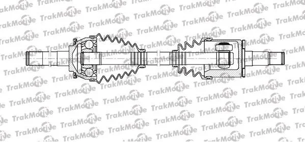 <strong>MITSUBISHI Полуось лів. L=616mm, 28/25 зуб. Pajero Sport 98-,L200 96-,Pajero II 90-00 TRAKMOTIVE 30-1108 (фото 1)</strong>