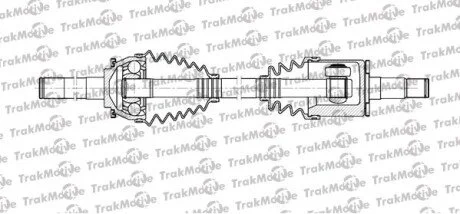 MITSUBISHI Полуось лів. L=616mm, 28/25 зуб. Pajero Sport 98-,L200 96-,Pajero II 90-00 для TRAKMOTIVE 30-1108 фото товару