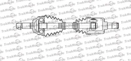 LAND ROVER Полуось прав. L=590mm 28/25 зуб FREELANDER I (L314) 2.0 Td4 4x4 01-06 для TRAKMOTIVE 30-1115 фото товара