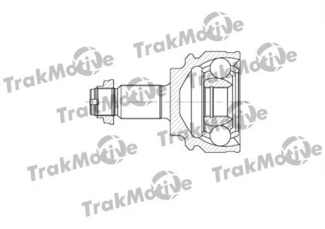BMW ШРКШ зовнішній к-кт 30/27 зуб.X5 E53 для TRAKMOTIVE 40-0557 фото товару