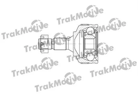 CITROEN Шрус наружный к-кт 34/25 зуб. BERLINGO 1.8 D 96-02, XSARA купе (N0) 2.0 HDi 109 01-05 для TRAKMOTIVE 40-0561 фото товару