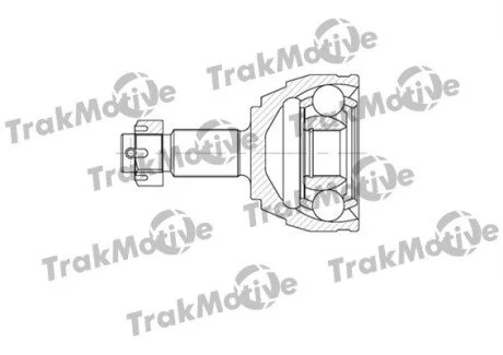FIAT Шрус наружный к-кт 27/29 зуб. ULYSSE 2.2 JTD 02-06, LANCIA PHEDRA 2.2 JTD 02-10 для TRAKMOTIVE 40-0579 фото товару