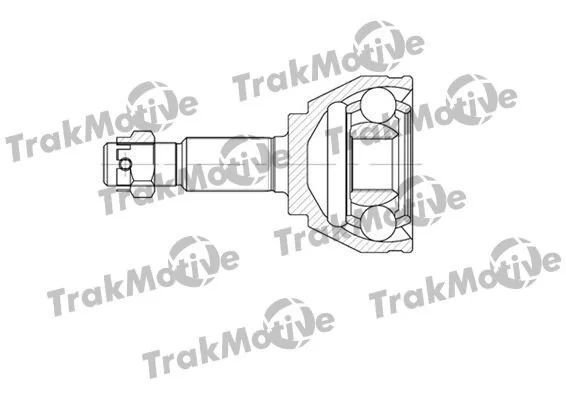 <strong>NISSAN ШРКШ зовнішній к-кт 29/36 зуб.Qashqai,X-Trail,Renault Koleos 1.6/2.0dCi 07- TRAKMOTIVE 40-0593 (фото 1)</strong>