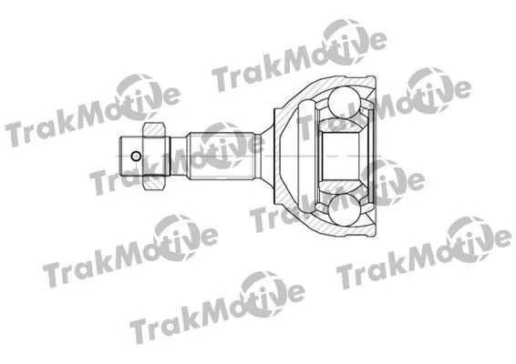 <strong>PEUGEOT ШРКШ зовнішній к-кт 28/39 зуб.407 2.0/2.2HDI 04- TRAKMOTIVE 40-0597 (фото 1)</strong>
