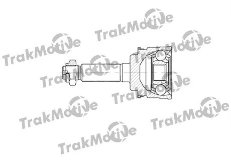 SUZUKI ШРКШ зовнішній к-кт 20/23 зуб. ALTO IV (EF) 1.0 94-98, SWIFT II 1.0 89-01 для TRAKMOTIVE 40-0602 фото товару