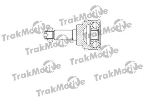 SUZUKI ШРУС наружный с ABS 19/23 зуб. IGNIS I (FH) 1.3 00-03 для Suzuki TRAKMOTIVE 40-0607 фото товару