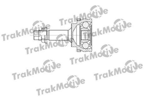 TOYOTA ШРКШ зовнішній з ABS к-кт 24/22 зуб. Yaris 1.3 99-05 для TRAKMOTIVE 40-0609 фото товару