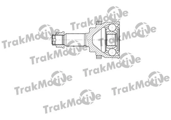 <strong>SUZUKI ШРКШ зовнішній з ABS к-кт 25/29 зуб. LIANA 1.3 02- TRAKMOTIVE 40-0614 (фото 1)</strong>