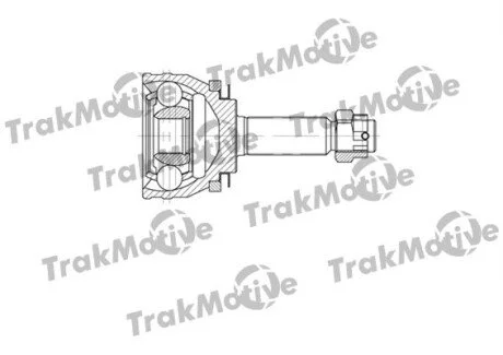 HYUNDAI Шрус наружный к-кт с ABS 25/23 зуб.Getz 1.5CRDI 03- для TRAKMOTIVE 40-0619 фото товару