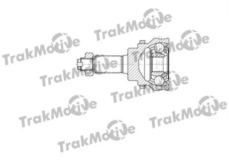SUBARU Шрус наружный с ABS к-кт 28/25 зуб. JUSTY III (G3X) 1.3 03-, SUZUKI IGNIS I (FH) 1.5 03-05 для TRAKMOTIVE 40-0620 фото товару