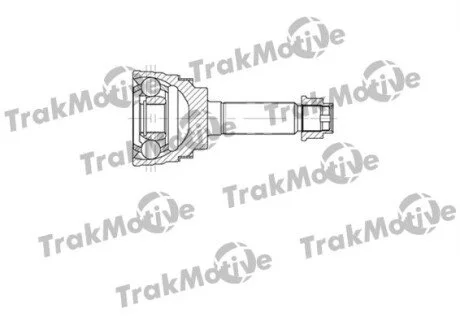 DAEWOO ШРКШ зовнішній к-кт 23/19 зуб. Matiz 0.8 для Daewoo, Chevrolet TRAKMOTIVE 40-0621 фото товару