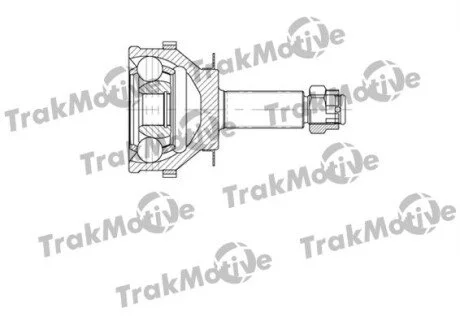 HYUNDAI Шрус внешний с ABS 27/26 зуб. Santa Fe -06 для TRAKMOTIVE 40-0622 фото товару