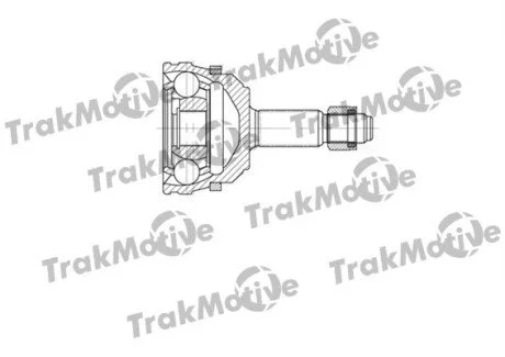 RENAULT ШРКШ зовнішній к-кт з ABS 23/25 зуб. Laguna I,Megane I,Scenic I 1.8/2.2d для TRAKMOTIVE 40-0624 фото товару