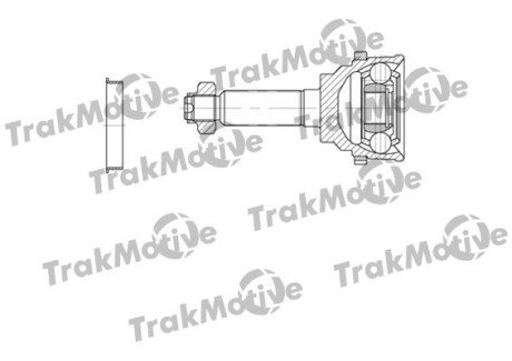 DAEWOO ШРКШ зовнішній з ABS к-кт 23/19 зуб. Matiz 0.8, CHEVROLET TRAKMOTIVE 40-0636 фото товару