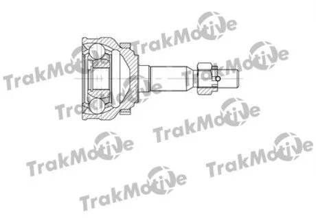 OPEL Шрус наружный к-кт с ABS 33/25 зуб.Calibra A,Kadett E,Vectra A для TRAKMOTIVE 40-0645 фото товару