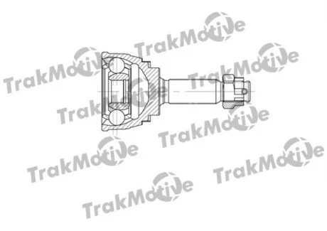 HYUNDAI К-кт ШРКШ 25/30 зуб. LANTRA II (J-2) 1.5 12V 96-00, MITSUBISHI LANCER V Station Wagon 1.6 16V 92-03 для TRAKMOTIVE 40-0649 фото товару