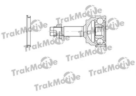 TOYOTA ШРКШ наруж. к-кт 24/26 зуб. YARIS 1.0 99-05 для TRAKMOTIVE 40-0654 фото товару