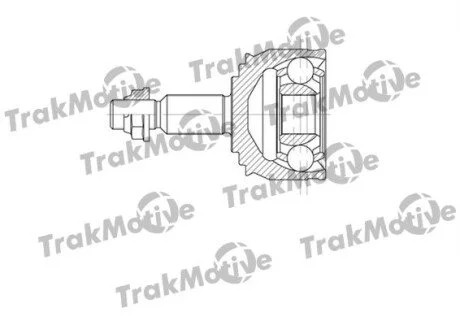 RENAULT ШРКШ зовнішній к-кт 27/37 зуб.Espace IV,Laguna II 2.2dCi 01- для TRAKMOTIVE 40-0659 фото товару