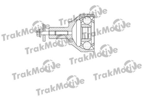 FORD Шрус наружный к-кт 26/36 зуб. C-MAX 2.0 TDCi 08-10, FOCUS C-MAX (DM2) 1.8 TDCi 05-07, FOCUS II 2.0 TDCi 05-12 TRAKMOTIVE 40-0669 фото товара