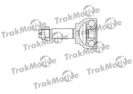 HYUNDAI ШРКШ внутрішній к-кт 25/22 зуб. ACCENT 00- для TRAKMOTIVE 40-0682 фото товару