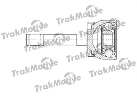 NISSAN Шрус наруж. к-кт 27/27 зуб. VANETTE -01 для TRAKMOTIVE 40-0693 фото товару