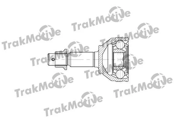 <strong>NISSAN ШРКШ зовнішній к-кт 29/35 зуб.Qashqai,X-Trail 08-, RENAULT, SEAT TRAKMOTIVE 40-0723 (фото 1)</strong>