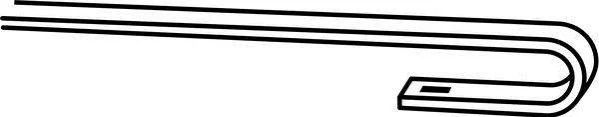 <strong>Щітка склоочисника каркасна 550mm (22'') ExactFit Сonventional TRICO Trico EF550 (фото 1)</strong>