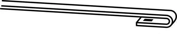 <strong>Щітка склоочисника каркасна 580mm (23'') ExactFit Сonventional TRICO Trico EF580 (фото 1)</strong>