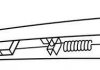Щітка склоочисника каркасна задня 180mm (7'') ExactFit Rear Trico EX180 (фото 1)