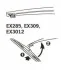 <strong>Щітка склоочисника каркасна задня 300mm (12'') ExactFit Rear TRICO Trico EX3012 (фото 4)</strong>