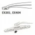 <strong>Щітка склоочисника каркасна задня 300mm (12'') ExactFit Rear TRICO Trico EX301 (фото 3)</strong>