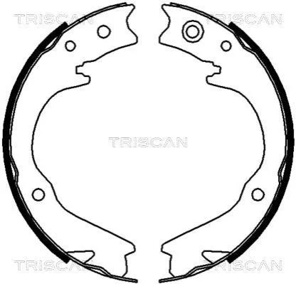 <strong>Комплект гальмівних колодок, Стоянкове гальмо TRISCAN 810068003 (фото 1)</strong>