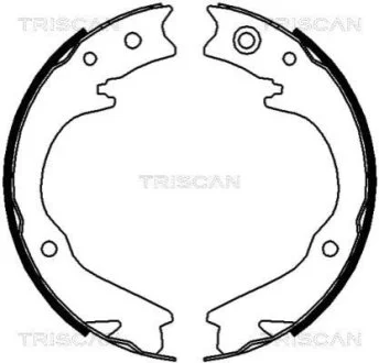 Комплект гальмівних колодок, Стоянкове гальмо для TRISCAN 810068003 фото товару