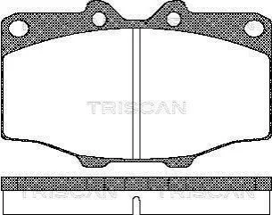 <strong>Колодки гальмівні передні TRISCAN 811010034 (фото 1)</strong>