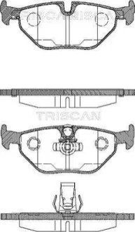 Колодки гальмівні дискові для TRISCAN 811011003 фото товару