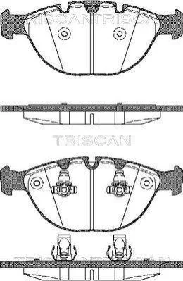 <strong>Колодки гальмівні передні TRISCAN 811011011 (фото 1)</strong>