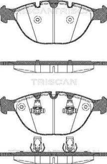 Колодки гальмівні передні для TRISCAN 811011011 фото товару