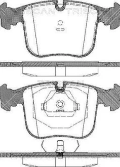 Колодки гальмівні передні для BMW TRISCAN 811011012 фото товару