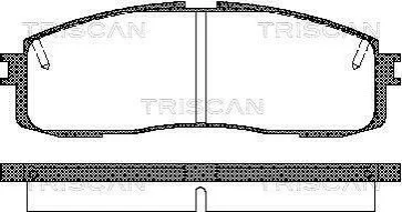 <strong>Колодки гальмівні задні TRISCAN 811013152 (фото 1)</strong>