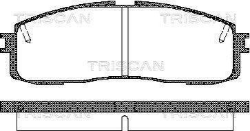 Колодки гальмівні задні TRISCAN 811013152
