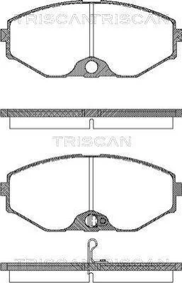 <strong>Колодки гальмівні передні TRISCAN 811014037 (фото 1)</strong>