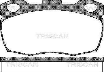 Колодки гальмівні передні TRISCAN 811017003